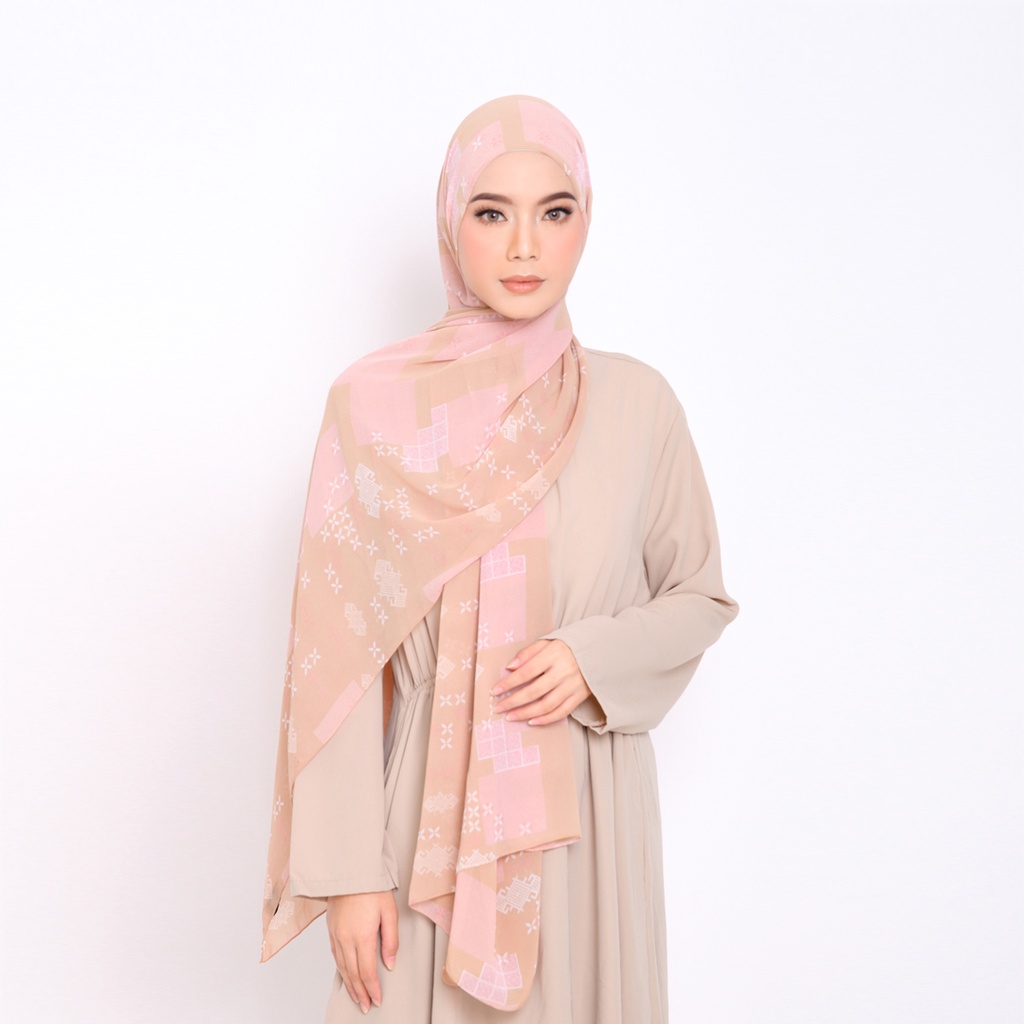 Jual Year End Sale Zm Zaskia Mecca Alea Sand Pashmina Jelita