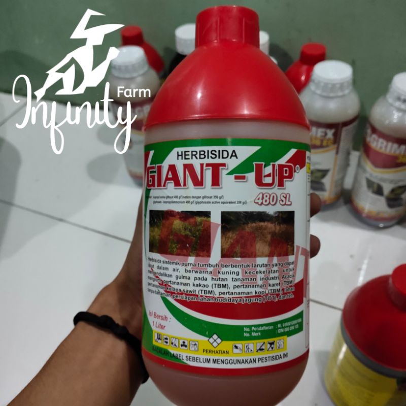 Jual Herbisida Giant Up 480sl Glifosat 1 Liter Shopee Indonesia