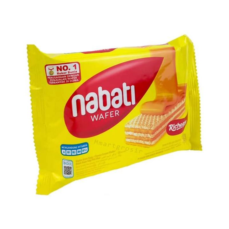 Jual Nabati Wafer Richeese 39g Wafer Krim Keju Nabati Jajan Enak