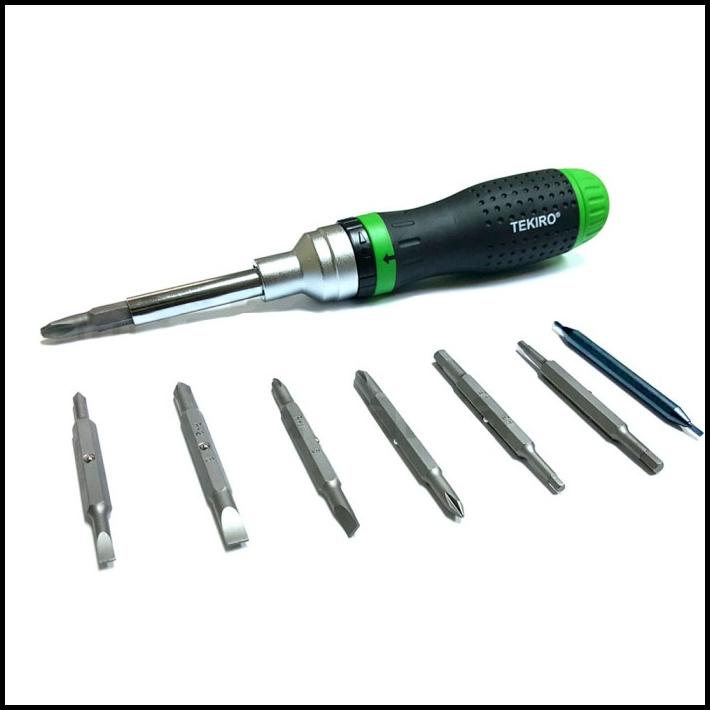 Jual Obeng Ratchet Set 19 In 1 Tekiro | Shopee Indonesia