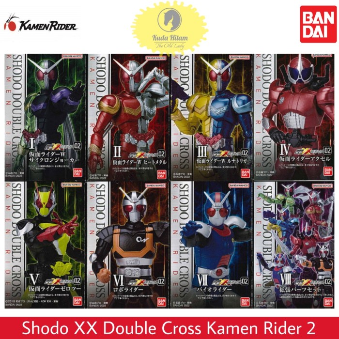 Jual Bandai Shodo XX Double Cross Kamen Rider 2 W Cyclone