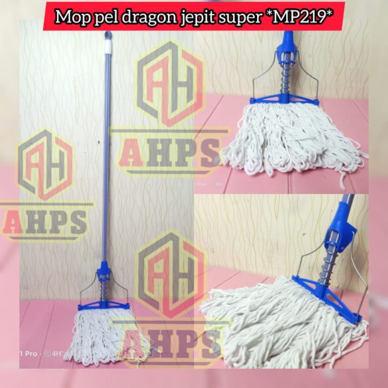 Jual Mop Pel Jepit Besi Super Dragon Mp Sumbu Ganggang Besi Shopee