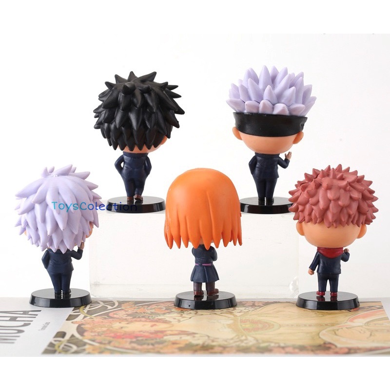 Jual ACTION FIGURE JUJUTSU KAISEN ITADORI GOJO FUSHIGURO SET 5 / 6 PCS ...
