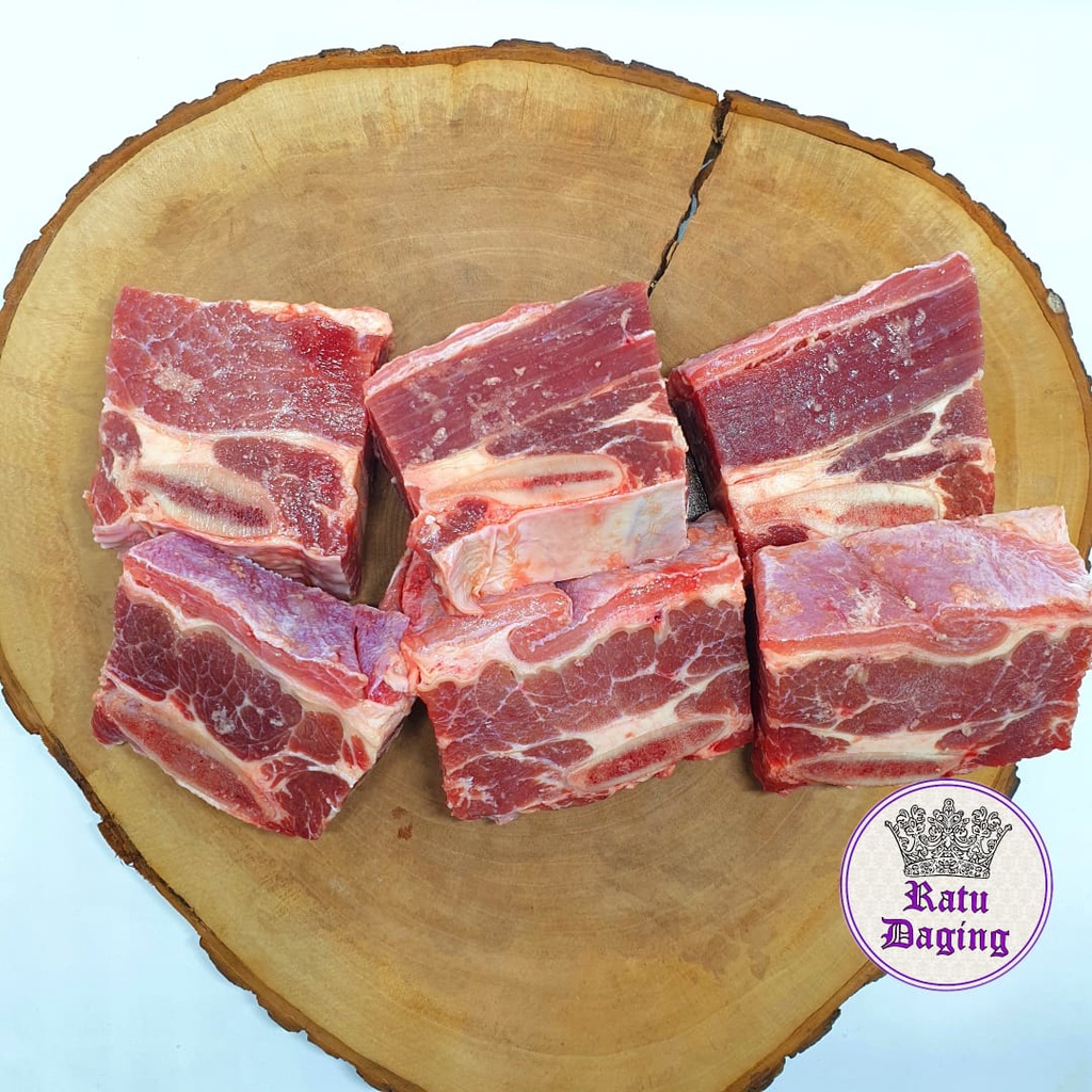 Jual Shortribs Super Premium / Daging Iga sapi Tebal @1kg | Shopee ...