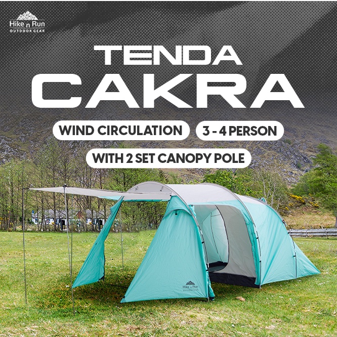 Jual Tenda Camping Keluarga Hike N Run Hnr T Cakra Glamping Tent