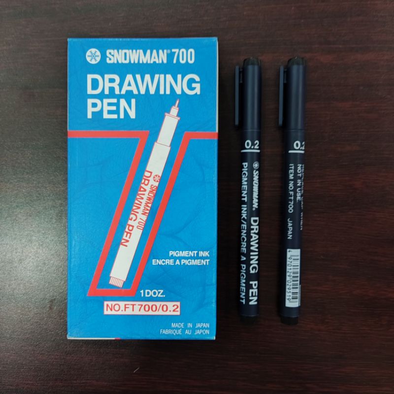 Jual Snowman-Drawing Pen 0.2 Warna Biru