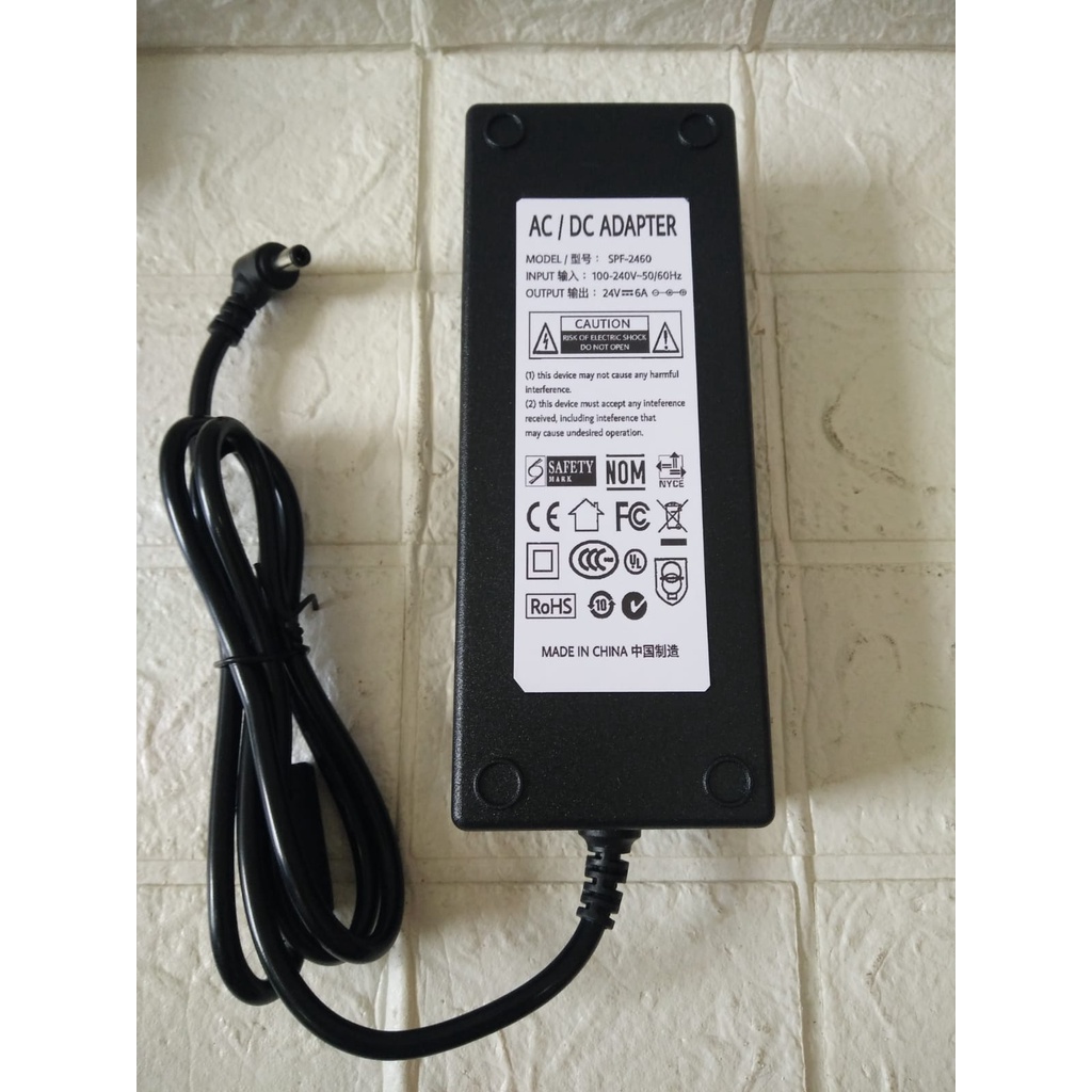 Jual AC/DC ADAPTER 24V 6A MODEL SPF-2460 | Shopee Indonesia