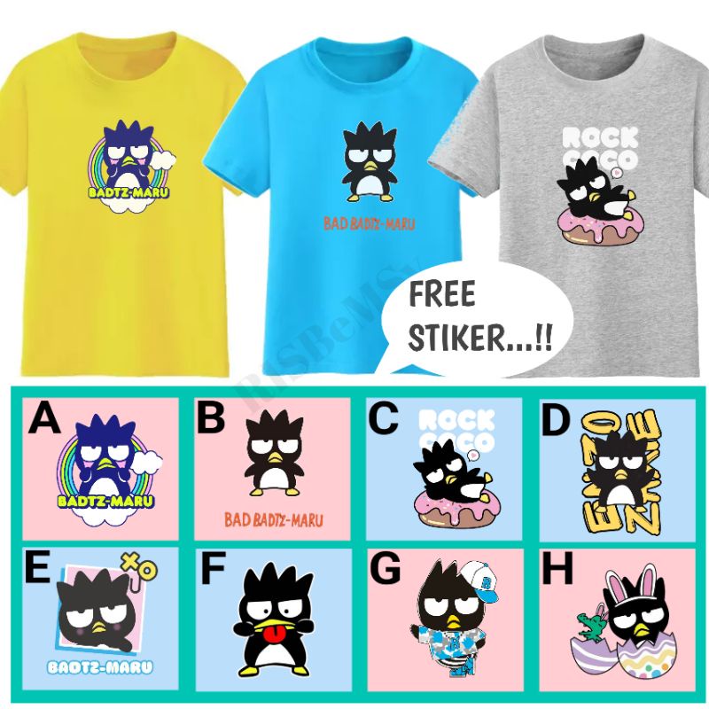 Jual [Cod] Ready Baju kaos anak distro perempuan BAD BADTZ-MARU ...