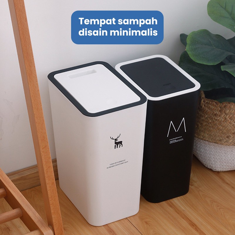 Jual Tong Sampah Plastik Tempat Sampah Multifungsi Kotak Sampah Ruang Tamu Shopee Indonesia 3742