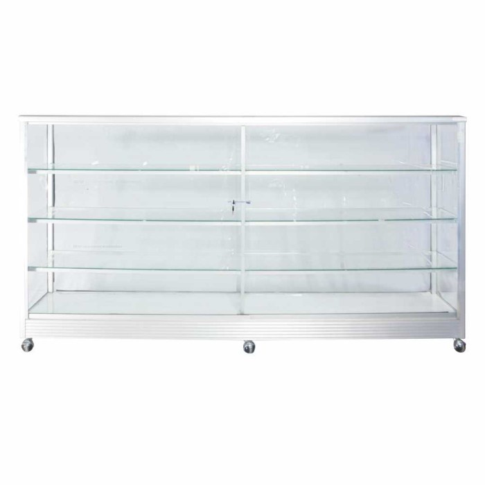 Jual Display Rak Etalase Kaca 2 Meter Roda Khusus Bogor Dan Depok ...