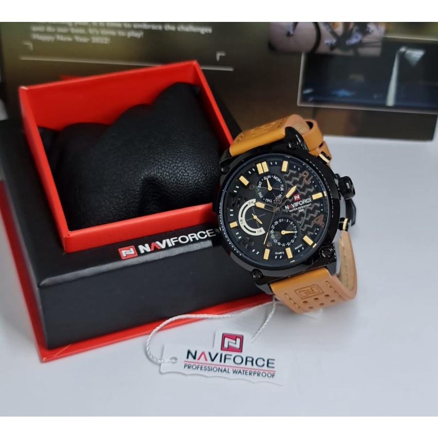 Jual JAM PRIA NAVIFORCE NF9068 CHRONO ACTIVE ORIGINAL ANTI AIR ( 4