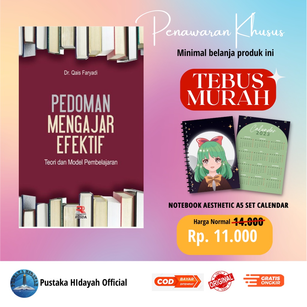 Jual Buku Pedoman Mengajar Efektif - Qais Faryadi | Buku Pendidikan ...