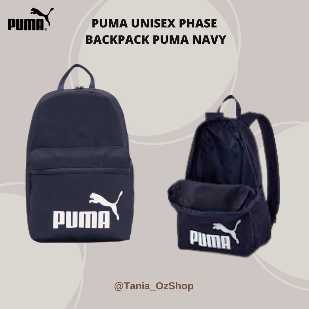 Jual Tas Puma original 100 Unisex Phase Backpack Peacoat biru