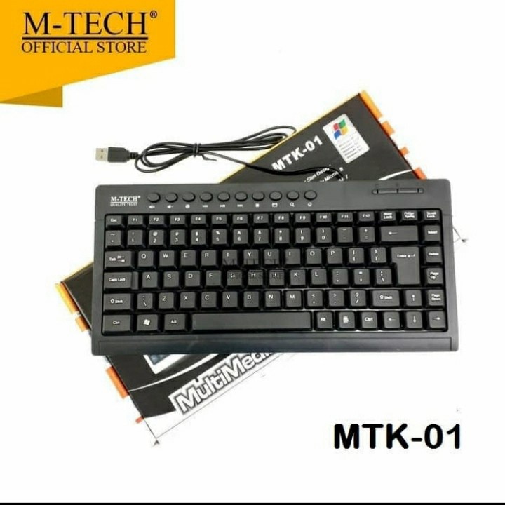 Jual Keyboard mini multimedia Mtech MTK01 keyboard Usb Shopee Indonesia