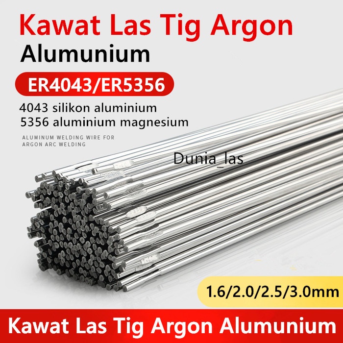 Jual Kawat Las ER4043 ER5356 Tig Alumunium 1.6mm 2.0mm 3.0mm 4.0mm ER ...