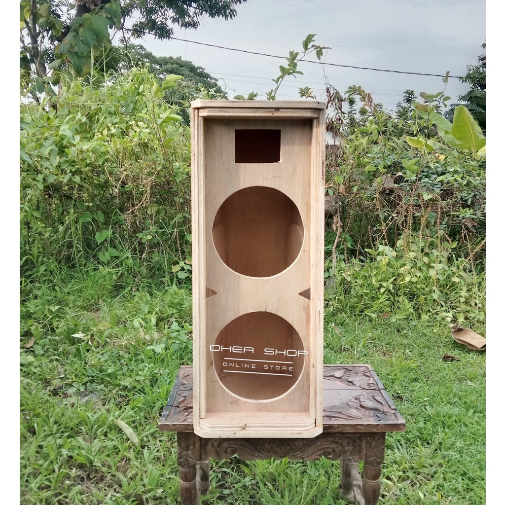 Jual Box Speaker SR 8 Inch Double plus Tweter // Box Sidefill 8 Inch ...