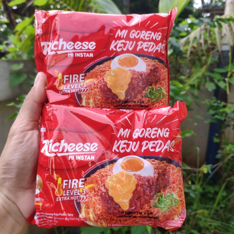 Jual [MIE VIRAL RICHEESE] Mie Richeese instant/Mie Goreng Keju Pedas ...