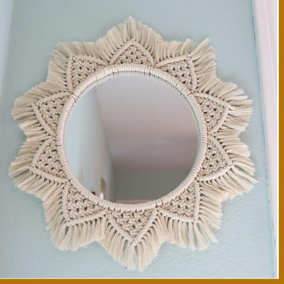 Jual Diskon!! Cermin Bulat Dinding diameter 35&40cm Cermin Aesthetic ...