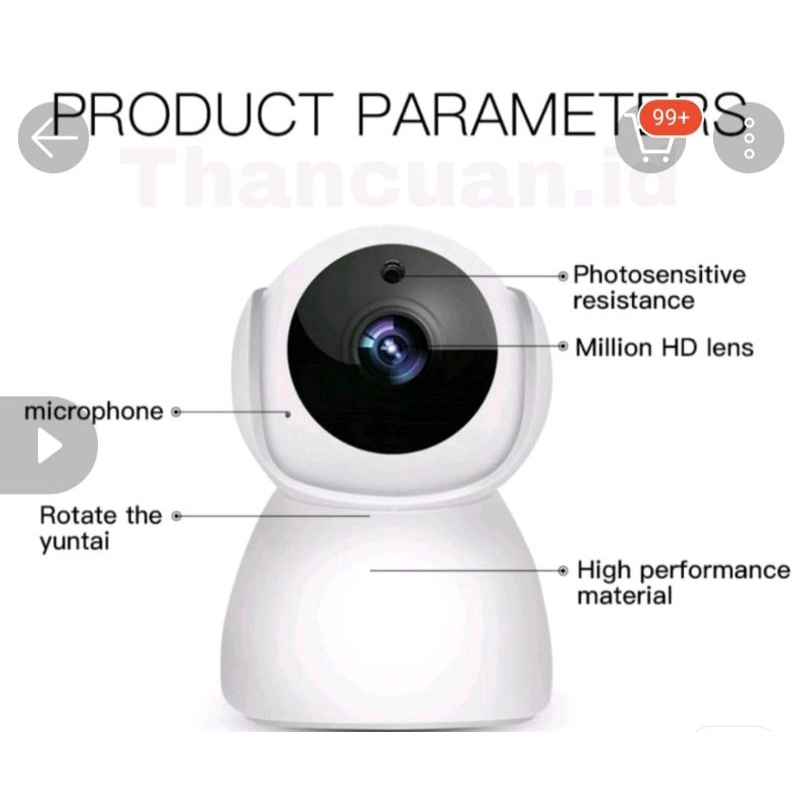 Jual V 380 Pro IP camera Mini 2MP Full HD 1080P Wireless CCTV WIFI