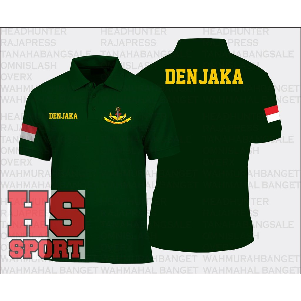 Jual Polo Denjaka Pasukan Khusus Detasemen Jalamangkara Baju Kerah