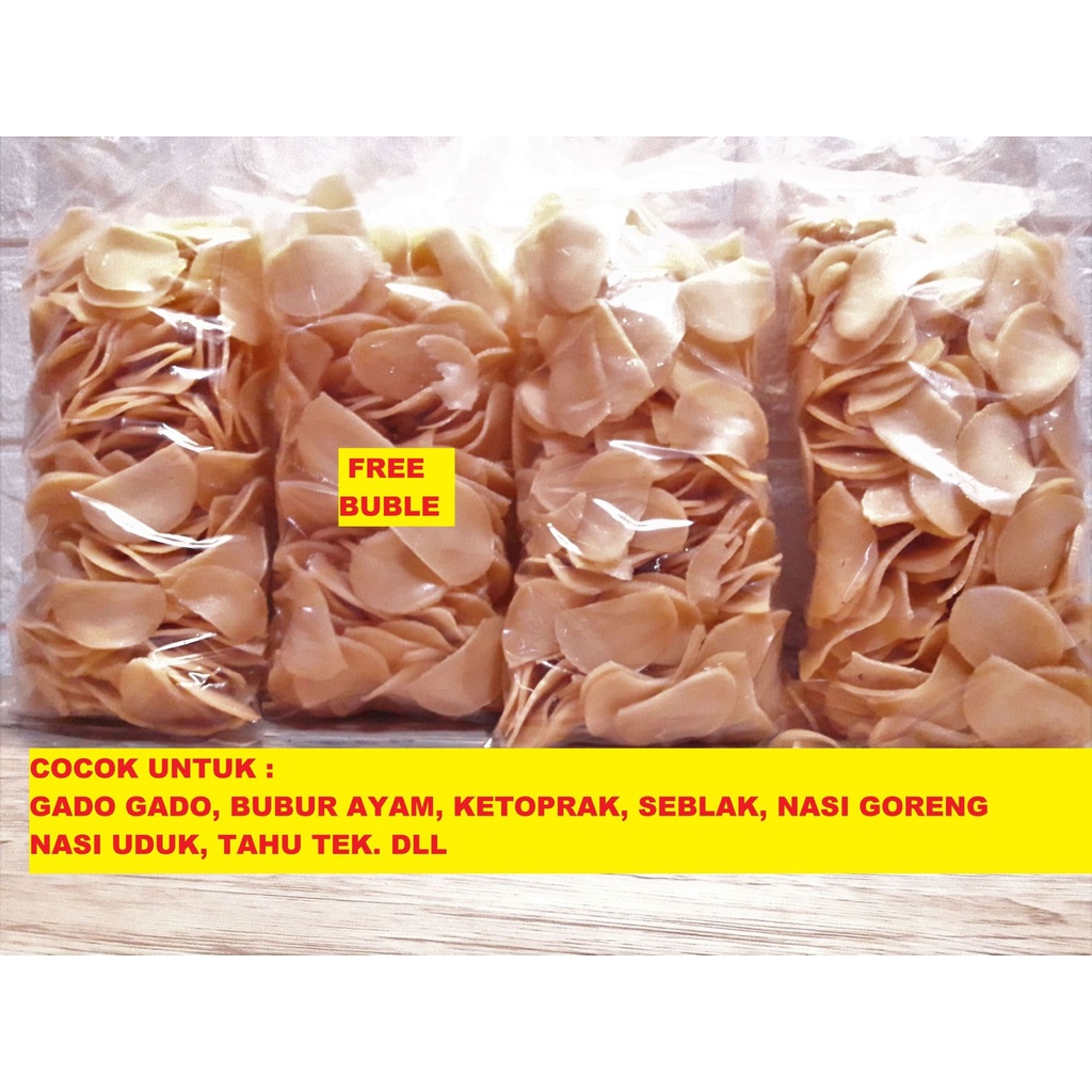 Jual Kerupuk Sari Udang Merah Cocok Untuk Krupuk Gado Gado Seblak Bubur Ayam Gr Ketoprak