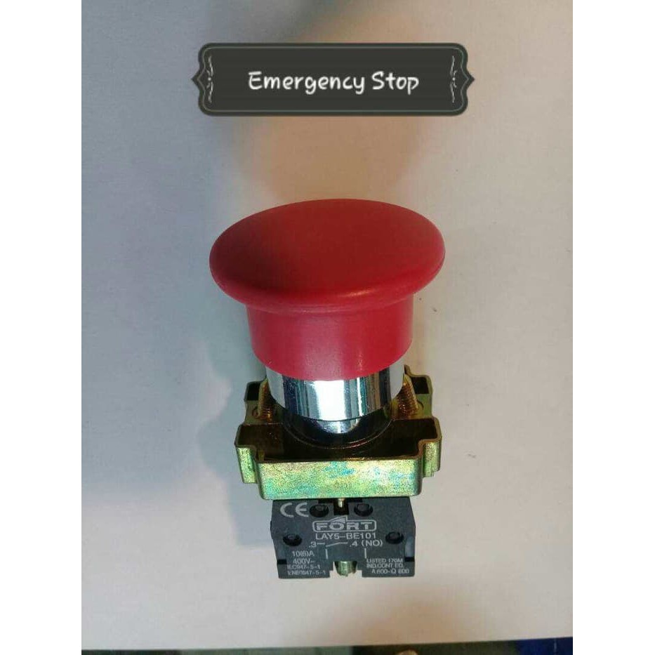 Jual EMERGENCY STOP SPRING RETURN 22 MM HEAD 40 MM FORT LAY5-BC42 ...