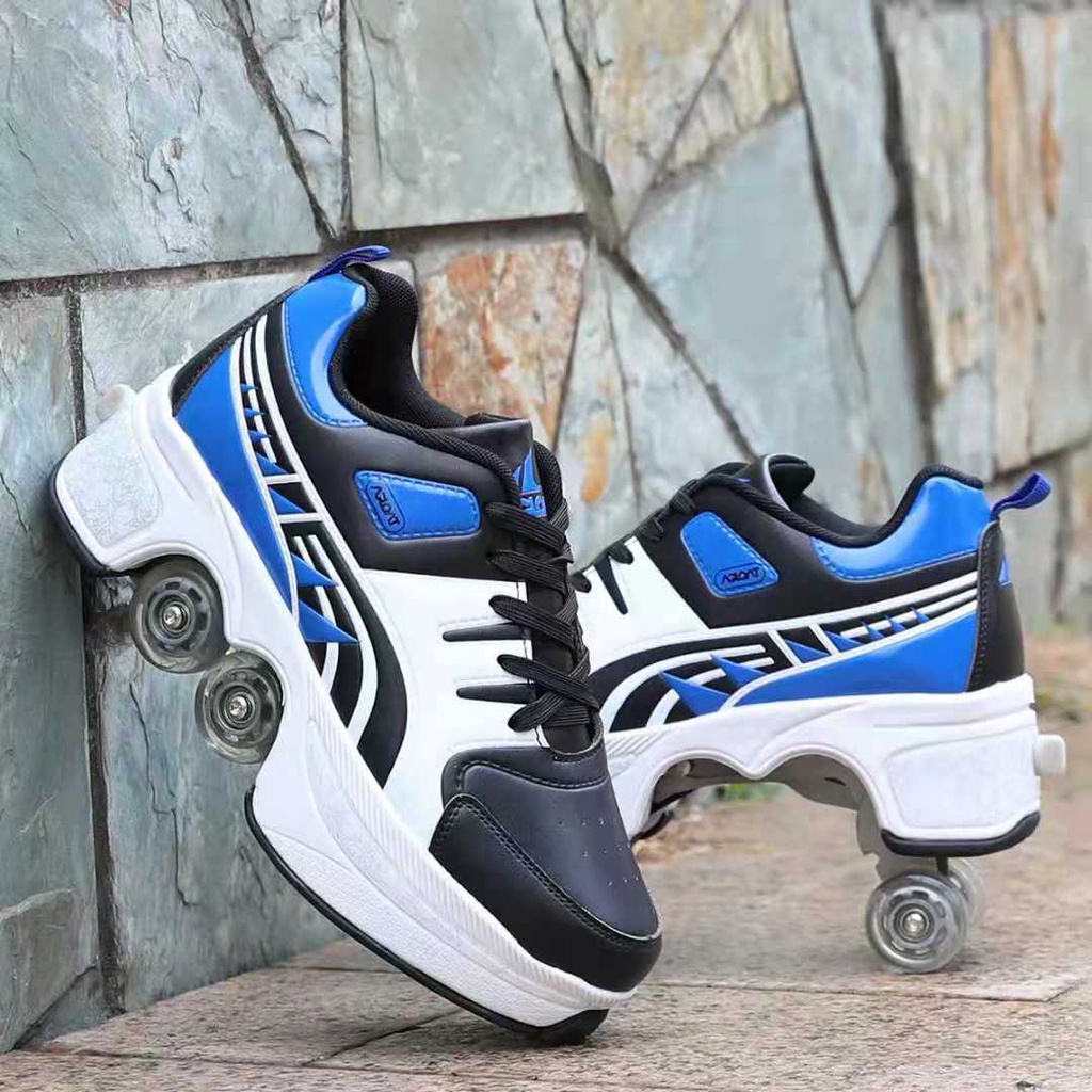 Jual Sepatu Roda Casual Skate / Kick Roller Shoes Impor Viral TIKTOK ...