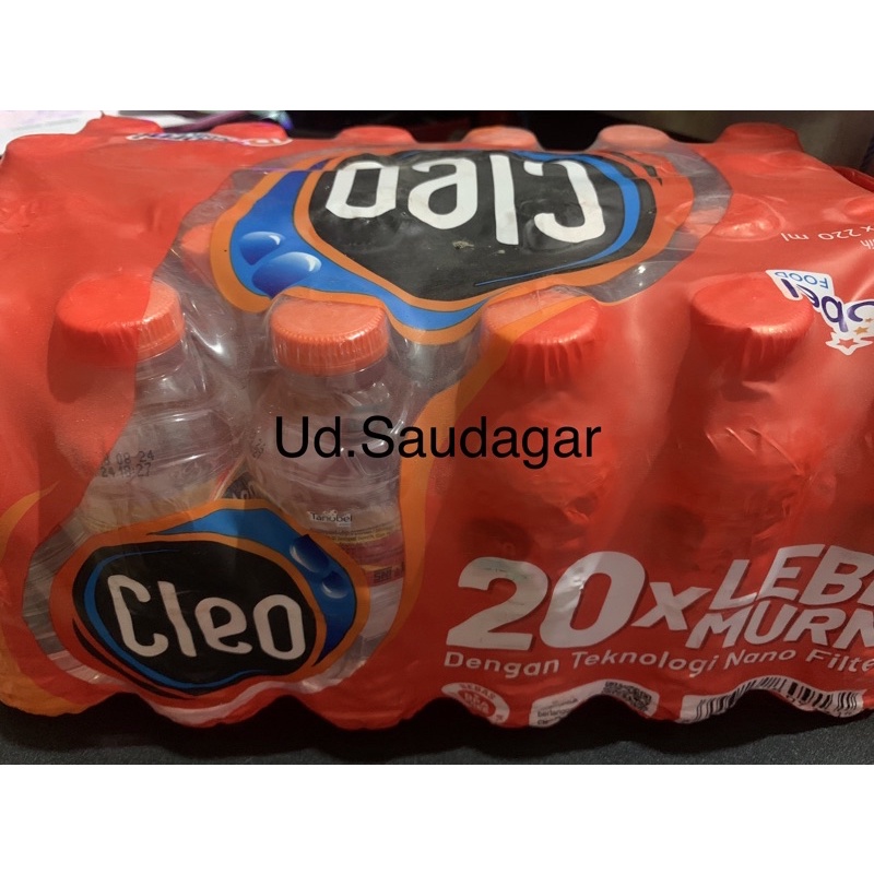 Jual Cleo Mini Smart 220ml 1 Pack isi 24 Botol | Shopee Indonesia