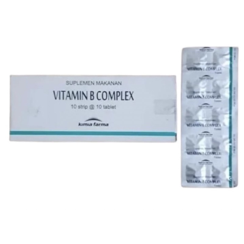 Jual Vitamin B Complex Strip 10 Tablet ( Vitamin B Komplek Generik ...