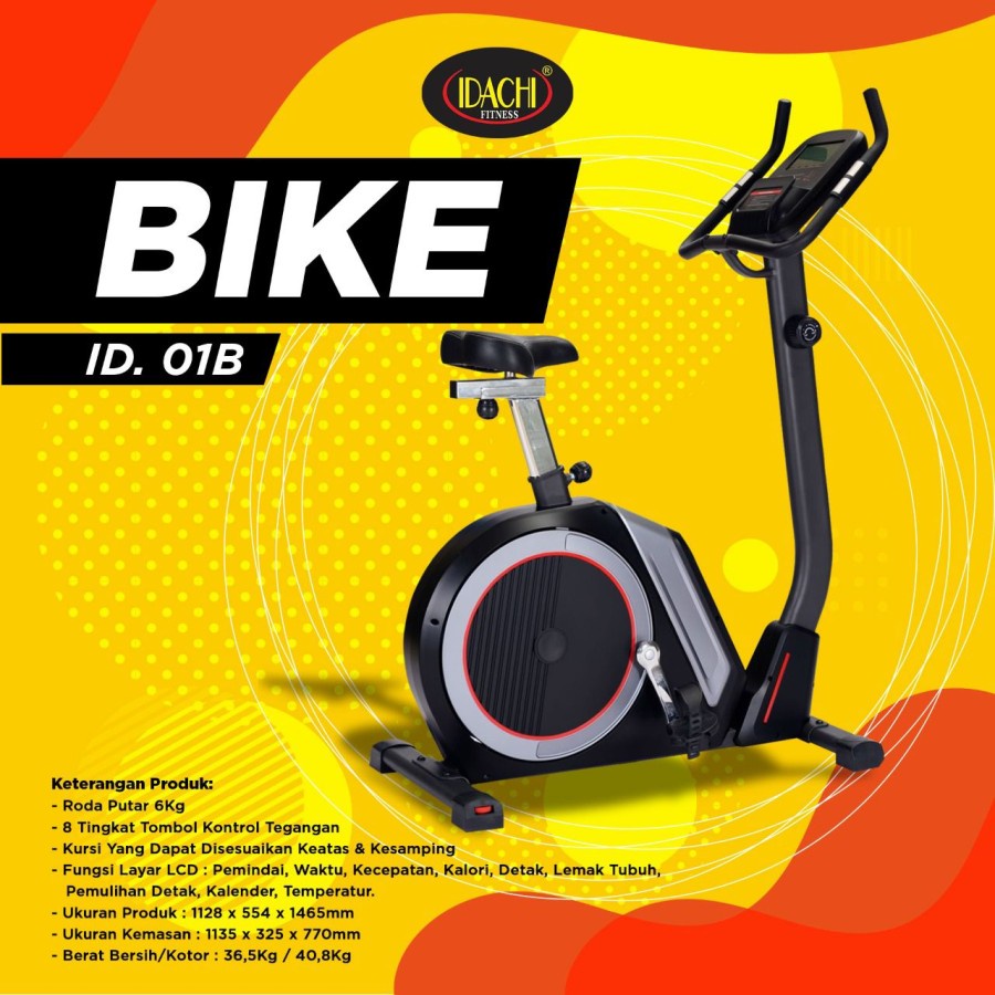 Jual SEPEDA STATIS ELEKTRIK IDACHI UPRIGHT BIKE ID 01B | Shopee Indonesia