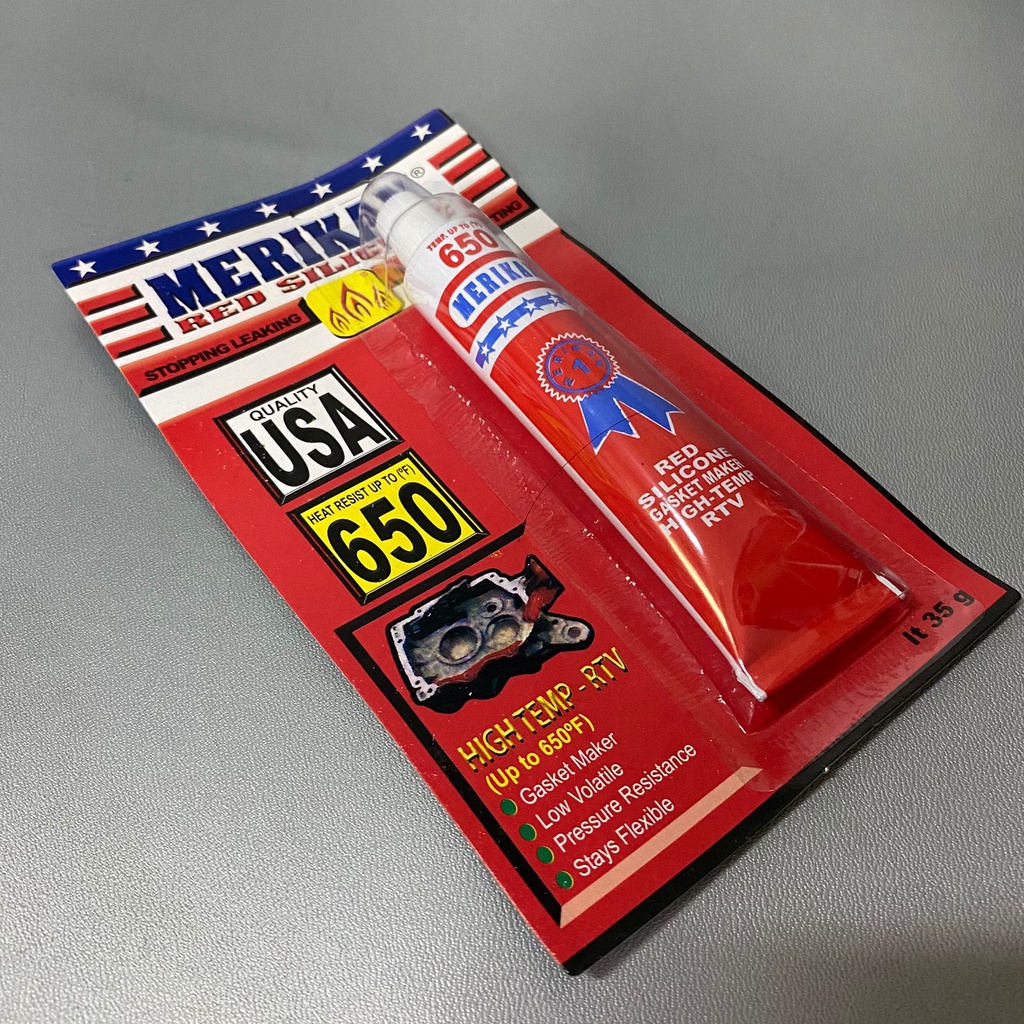 Jual Lem silikon MERIKAN Red Silicone 35 gram USA Quality 35gr | Shopee ...