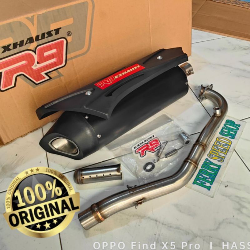 Jual Knalpot R9 misano series ss black new Pcx 160 new Vario 160 new ...