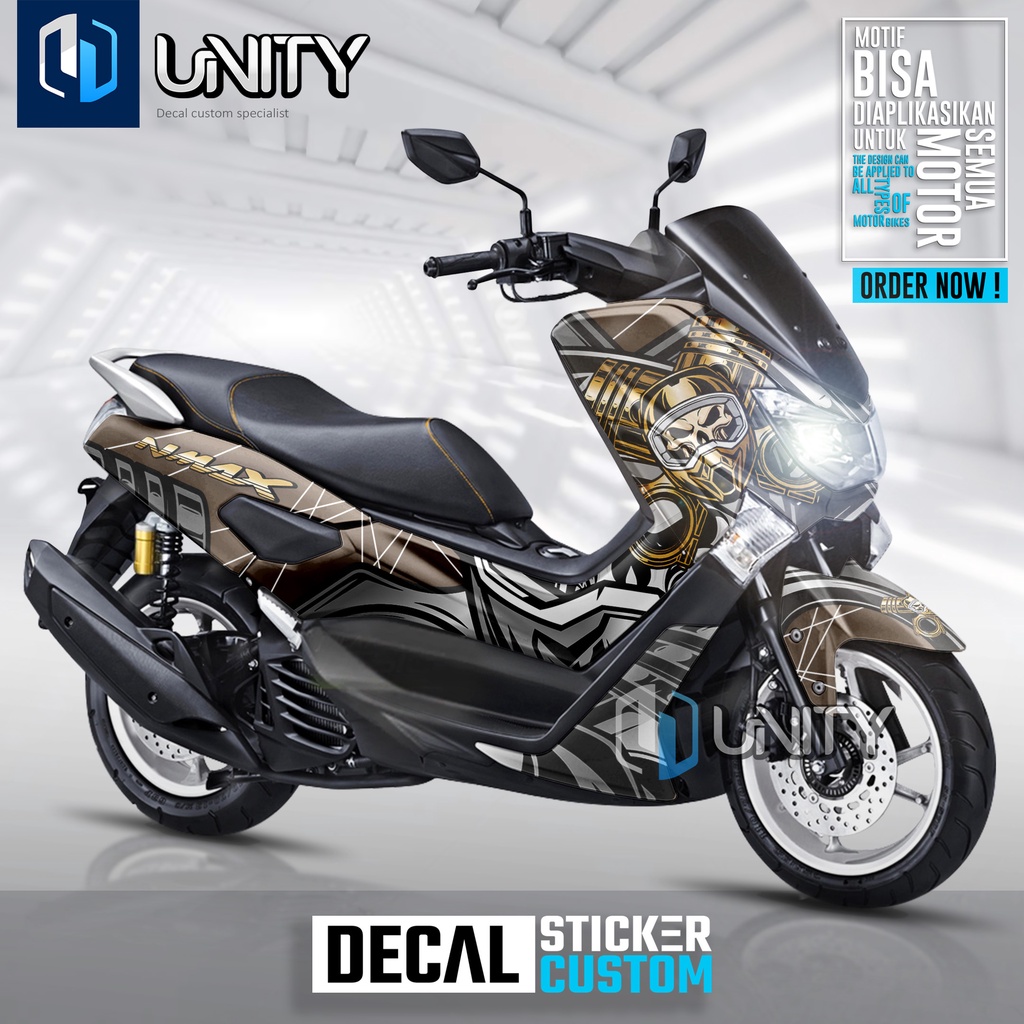 Jual Decal Nmax Full body - stiker/ sticker dekal NMAX CUSTOM SKULL ALL ...