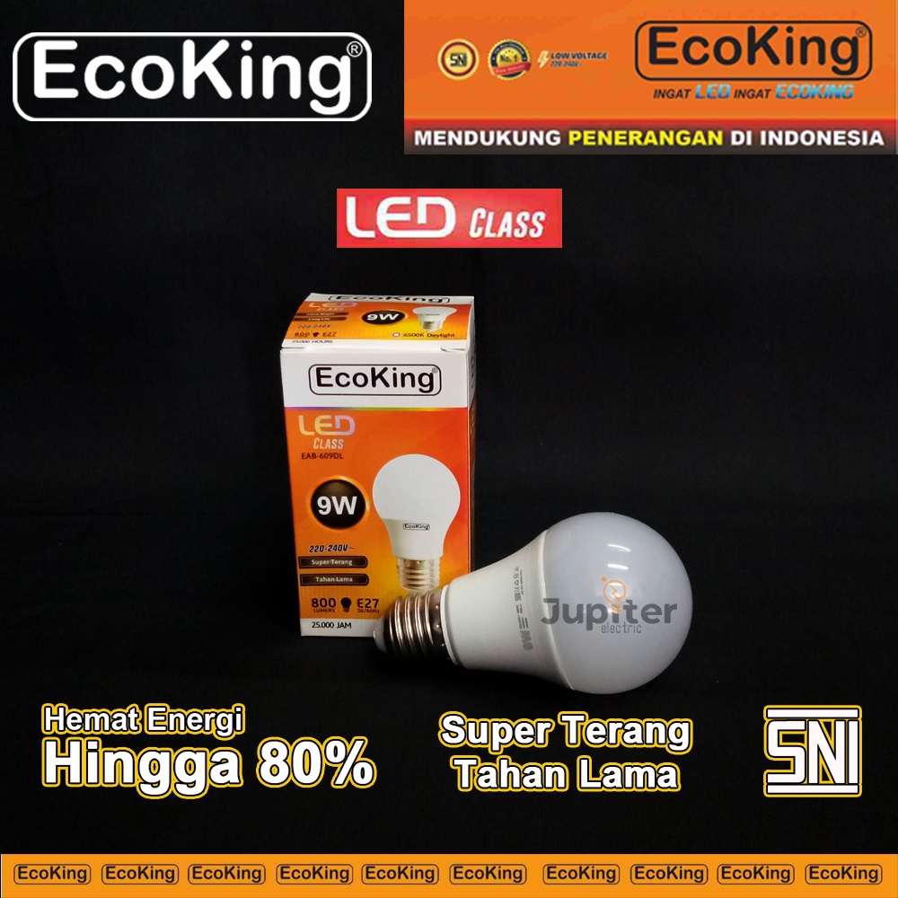 Jual Lampu Led W Watt K Putih Led Class Ecoking Shopee Indonesia