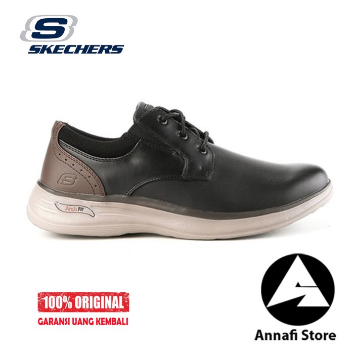 Jual Jual Sepatu Sneakers Pria Skechers Arch Fit Darlo Blk