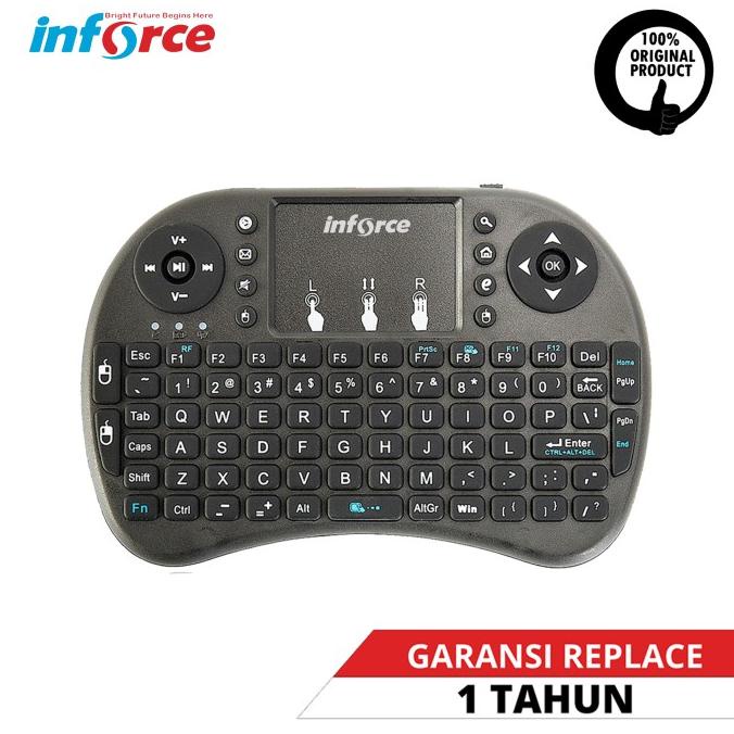 Jual INFORCE MINI KEYBOARD I8 WIRELESS TOUCH PAD STANDARD/ BACKLIT ...