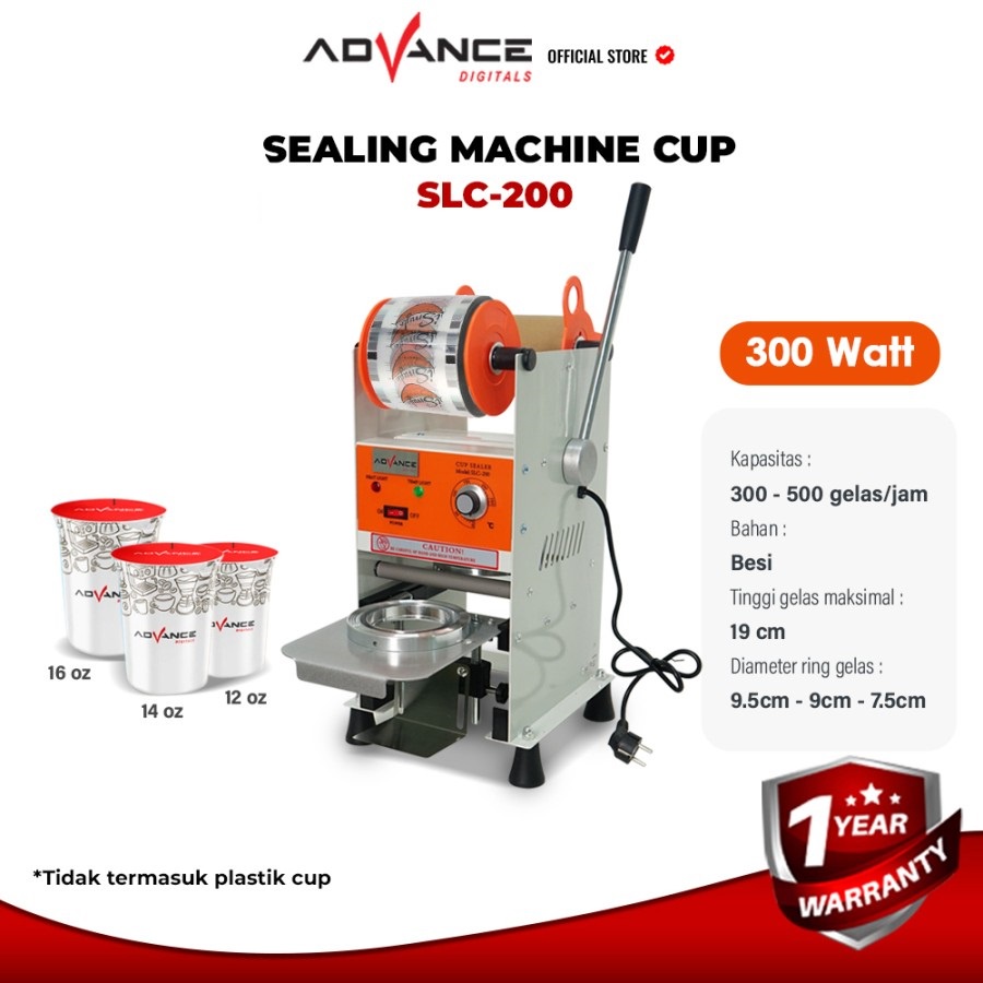 Jual Sealing Machine Advance Slc Cup Sealer Mesin Press Qz Qz Shopee Indonesia