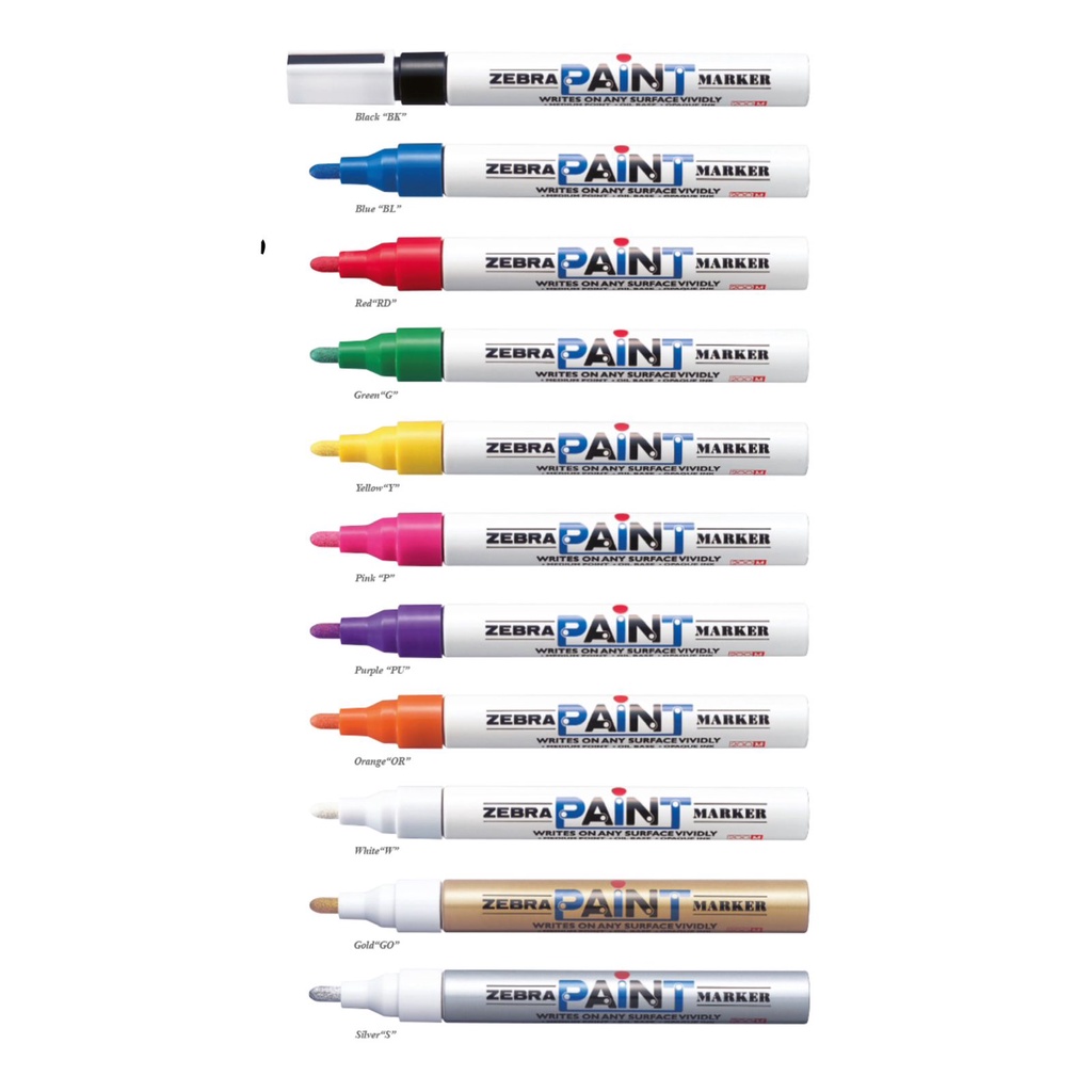 Jual SPIDOL ZEBRA PAINT MARKER ORIGINAL berbagai macam warna ada gold