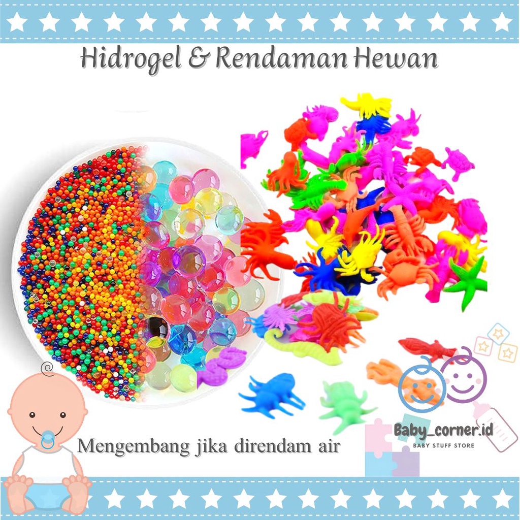 Jual Mainan Rendaman Hewan Random Orbeez Hydrogel growing animal ...