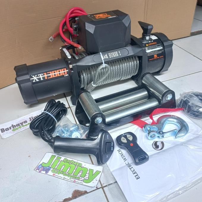 Jual Winch 13000Lbs Black Horse Setara 6 Ton Bisa Untuk Jimny Katana