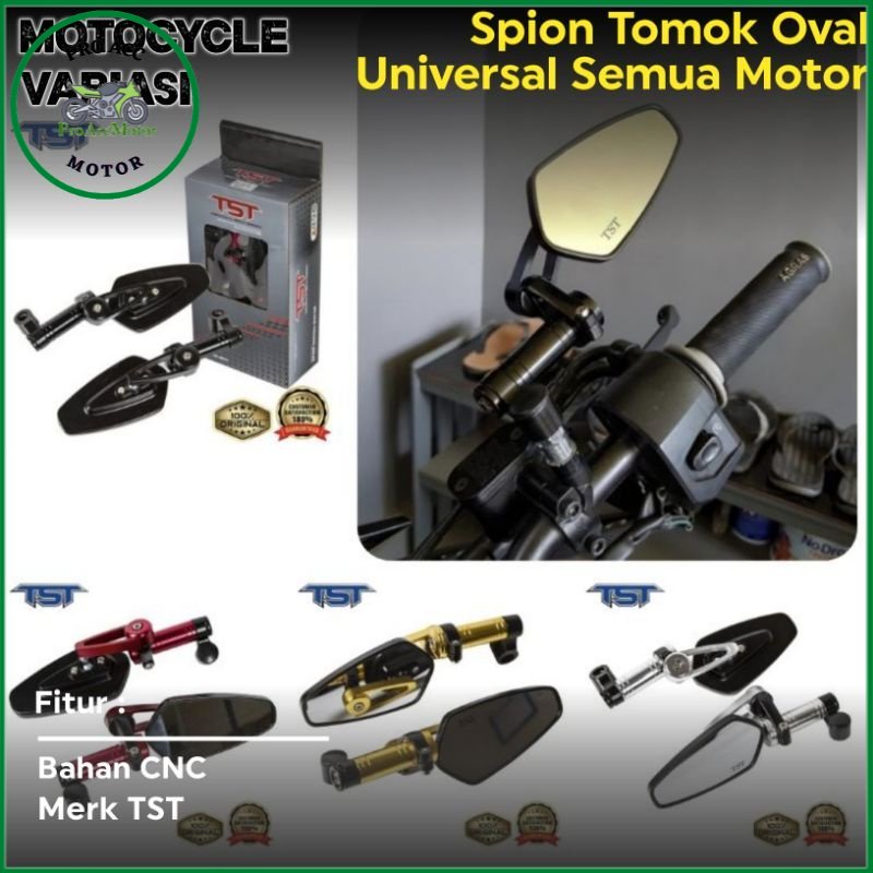 Jual Spion Tomok Oval Cnc Adv Vario Pcx Aerox Vario Beat Scoopy Bisa Cod Shopee