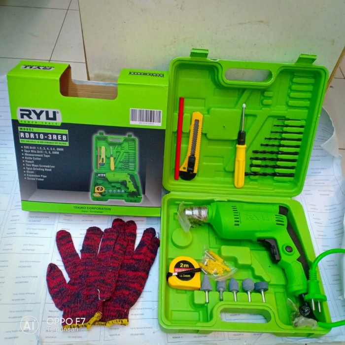 Jual MESIN BOR SET 10MM RYU 22PC - BOR RYU RDR 10-3REB RYU - DRILL RYU ...