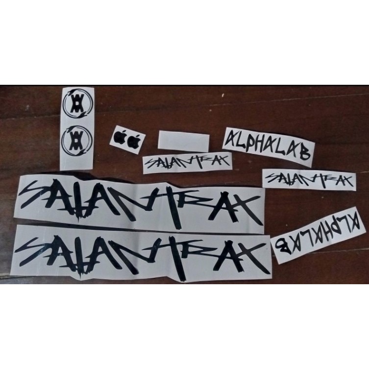 Jual Stiker Pack Sepeda Alphalab Satantrax - Bicycle Decal Sticker ...