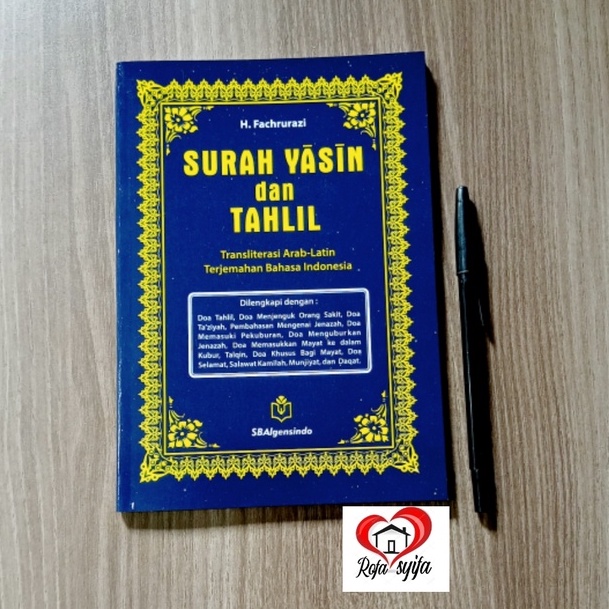 Jual Yasin Dan Tahlil Transliterasi Arab Latin Terjemahan Indonesia A5