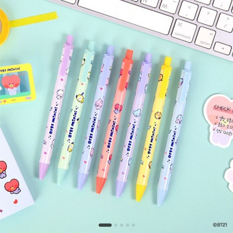 Jual READY STOCK BT21 MININI INK GEL BALL PEN OFFICIAL LINE FRIENDS ...