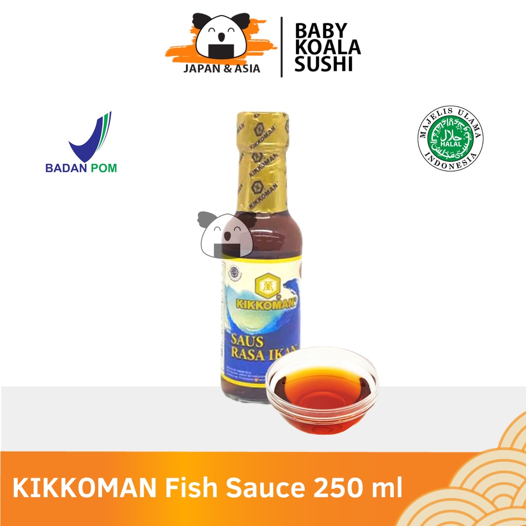 Jual KIKKOMAN Fish Sauce 150 ml Halal Saos Ikan Halal Shopee Indonesia