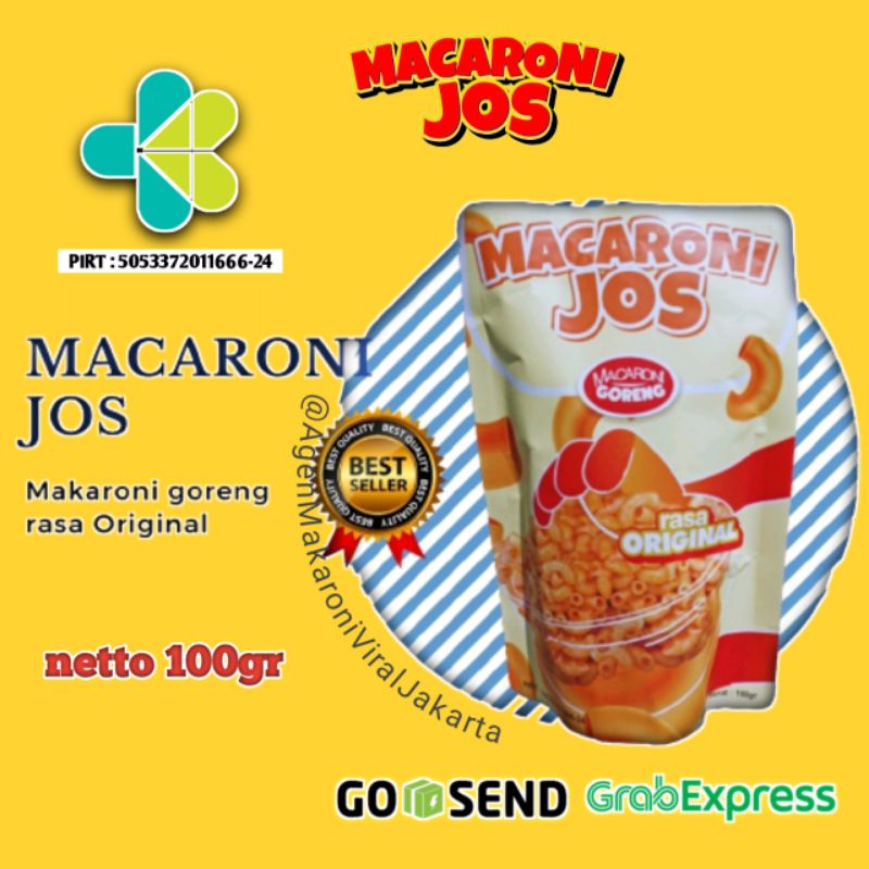 Jual Makaroni Goreng Spesial Kemasan Premium 100gr MACARONI JOS Rasa ...