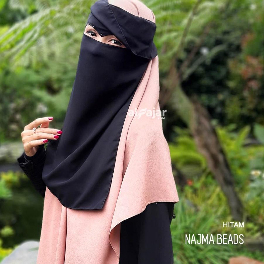 Jual Model Baru Niqab Cadar Bandana Najma Eagle Eyes Sifon Silky 2 Layer By Alfajar Shopee