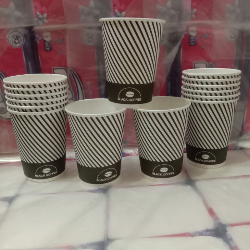 Jual Paper Cup Gelas Kopi Paper Cup uk. 9 oz Gelas Kertas | Shopee ...