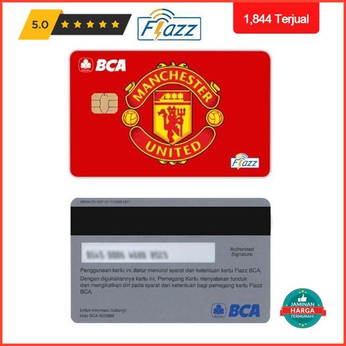 Jual Manchester United Kartu E Money E Toll Flazz Bca Gen Nfc Custom Card Limited